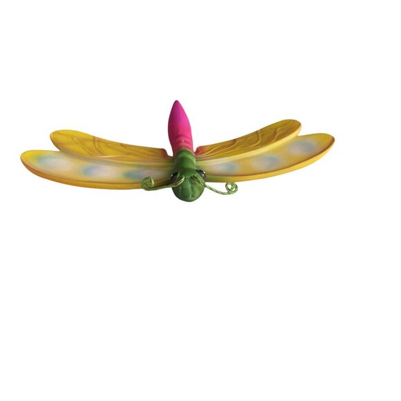 Colorful Metal Ceramic Butterfly & Dragonfly Wall Decor Set Wall Hanging - Picture 16 of 16